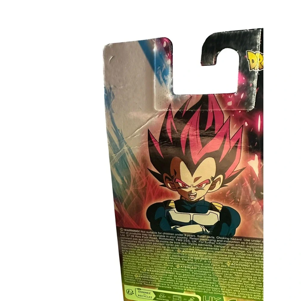 Dragon Ball Z Evolve Super Saiyan God Vegeta 5in Action Figure Bandai 36370